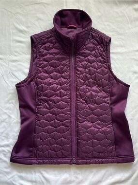 L.L. Bean Purple Puffer Vest Thinsulate Small